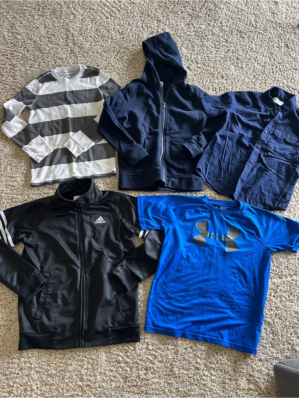 Boys Clothing, size M (8) Adidas, Under Armour, etc.